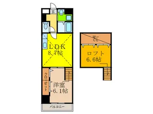 パークサイド【8階】の間取り