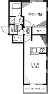 グレース板橋【3階】の間取り