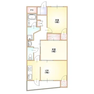 小田切マンション【2階】の間取り