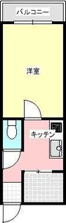 コーポ船木【3階】の間取り