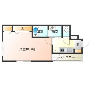 フジパレス西住之江II番館【1階】の間取り
