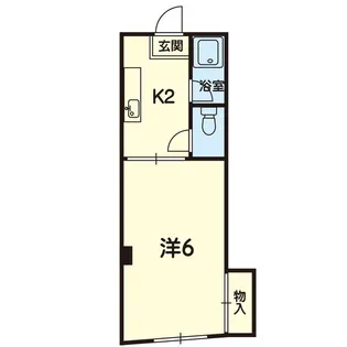 クレール新町【4階】の間取り