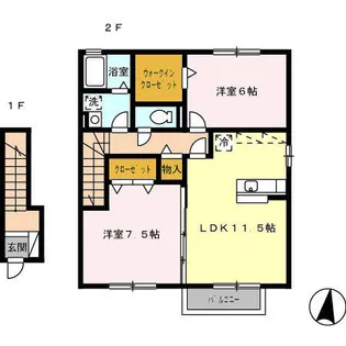 パストラーレ【2階】の間取り