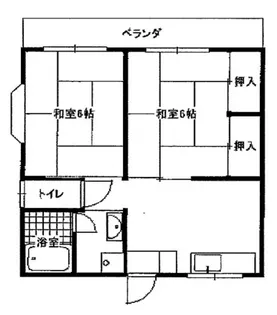 第二山王荘【2階】の間取り