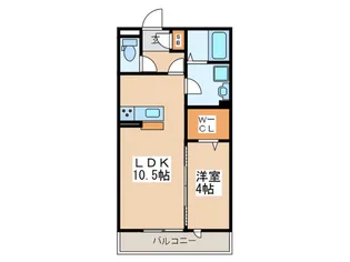 プレシャス湘南II【1階】の間取り