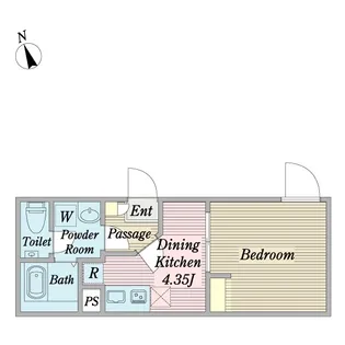 ブライト品川【4階】の間取り
