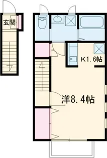 シルクコートB【2階】の間取り