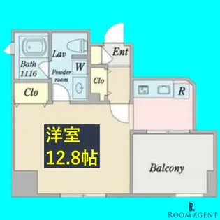 プリヴィアーレ金山【1階】の間取り