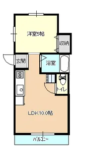 ハイツドマーニ【2階】の間取り