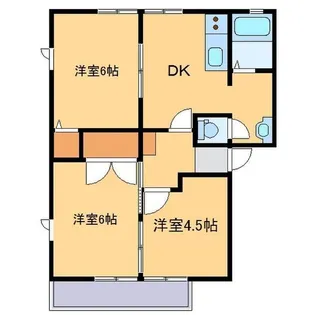 マイム井上D【2階】の間取り