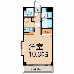 Liguria弐番館【2階】の間取り