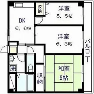 ガーデンヒル寿々木【2階】の間取り
