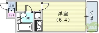 藤和シティホームズ灘【11階】の間取り