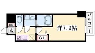 ラナップスクエア湊川公園【10階】の間取り