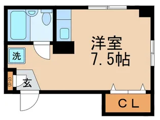 ワンズビル【3階】の間取り
