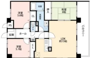リッツプラザ城東【11階】の間取り
