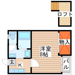 第10グリーンハイツ【2階】の間取り