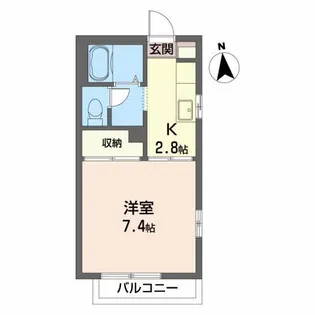 アピア【2階】の間取り
