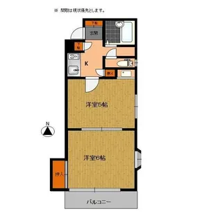 マドレーヌセゾン【1階】の間取り
