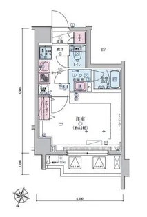 リヴシティ西川口参番館【3階】の間取り