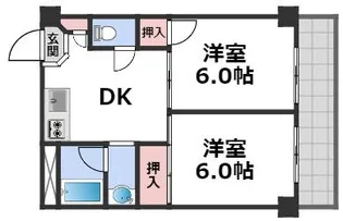電気館ビル アポロハイツ【5階】の間取り