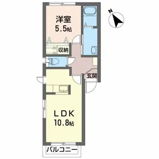 サニーコート【2階】の間取り