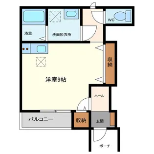 カーサ ビアンカ【1階】の間取り