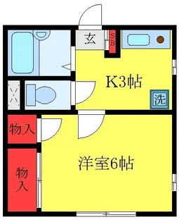 シェーンハイトII【2階】の間取り