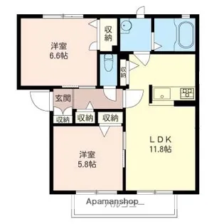 Con Amore【2階】の間取り