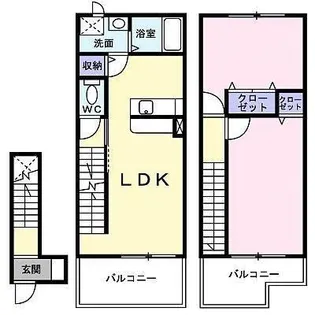 ピノ・モンテ【2階】の間取り