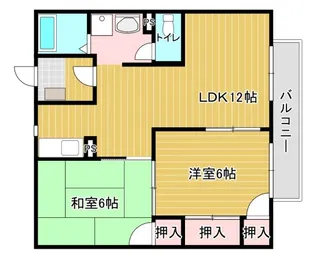ベルテック上津【2階】の間取り