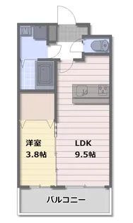 SAKURA FORET【4階】の間取り