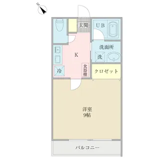 アクエルド百合ヶ丘【1階】の間取り