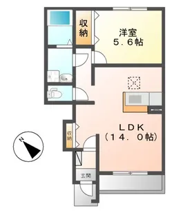 ラウレアオハナ(laule’a ohana)【1階】の間取り