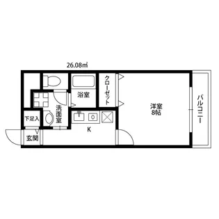 アンプルールフィギュール【2階】の間取り