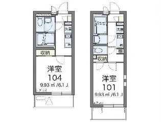 クレイノマッティーナ【1階】の間取り