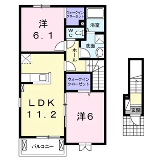 スカイブリーズ B【2階】の間取り