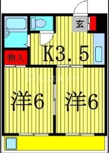 ハイネス成輪【2階】の間取り