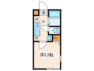 Hazawa Park Front【2階】の間取り