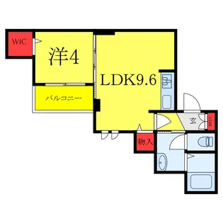 ルミエール りんご通り【3階】の間取り
