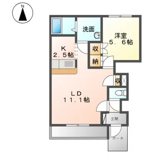 マウプアラニ(Mau Pualani)【1階】の間取り