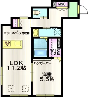 Porta fortuna二子玉川【1階】の間取り