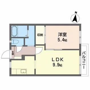 プライム・パークB【2階】の間取り