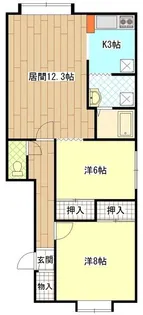 フェリース【1階】の間取り