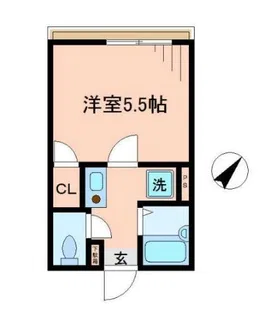 ゼネラルハイツ平井【2階】の間取り