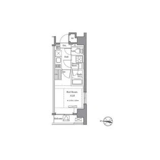 BluRock東品川【2階】の間取り
