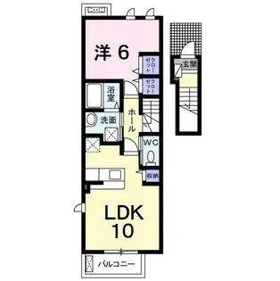 フローリッシュ【2階】の間取り