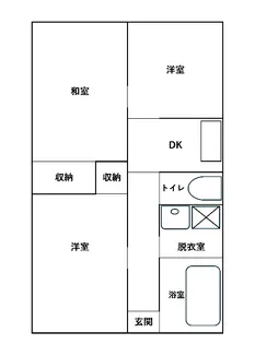 天神台パレス【1階】の間取り