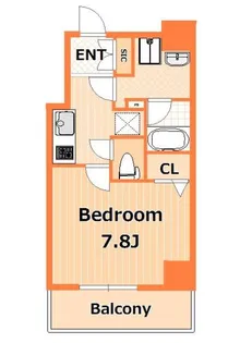 スパシエベルタ横浜【3階】の間取り