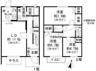 メゾンドフォーレストの間取り